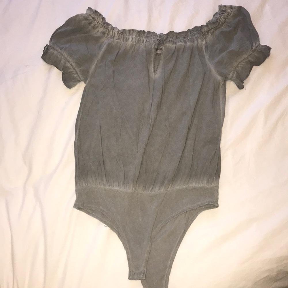Off-the-shoulder bodysuit